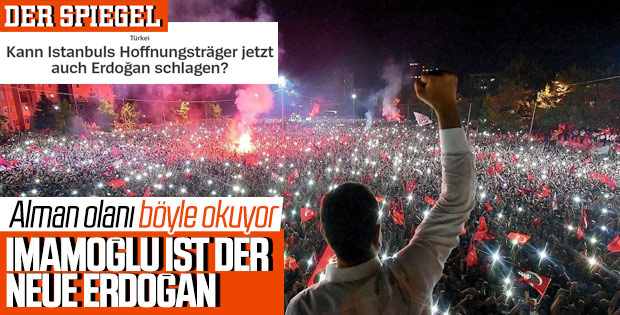 Der Spiegel İmamoğlu'nu Erdoğan'a benzetti