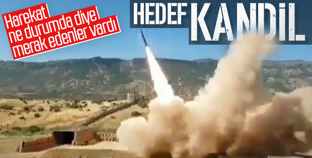 Sınır ötesinde terör hedeflerine füze atışı