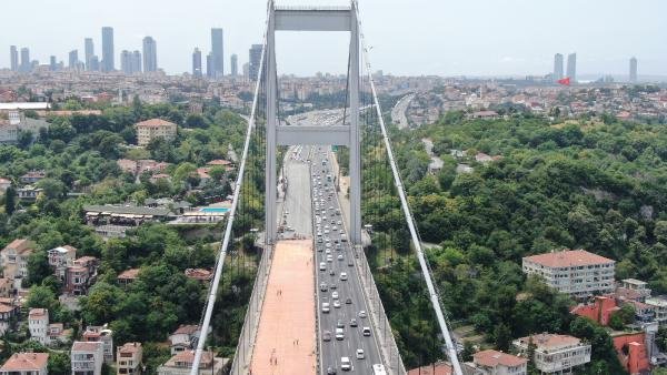 FSM'deki bakım çalışması havadan görüntülendi