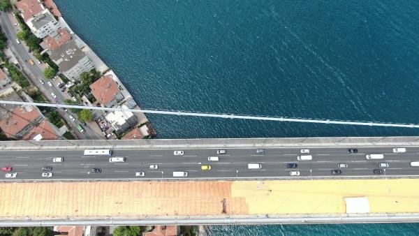 FSM'deki bakım çalışması havadan görüntülendi