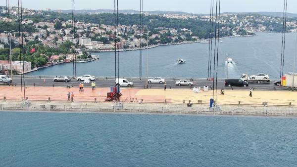 FSM'deki bakım çalışması havadan görüntülendi