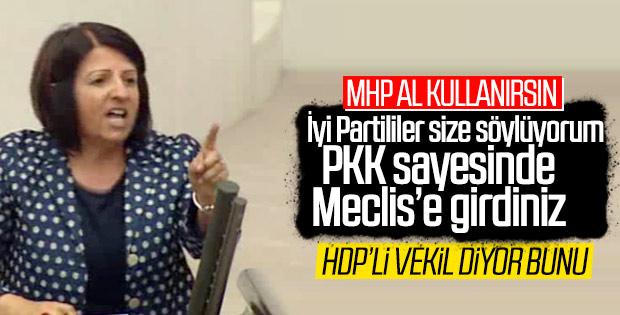 Meclis&#39;te HDP-İyi Parti gerilimi