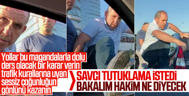 Hamile kadının bulunduğu araca saldıranlar adliyeye sevk edildi