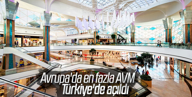 Avrupa'daki alışveriş merkezi pazarında Türkiye lider