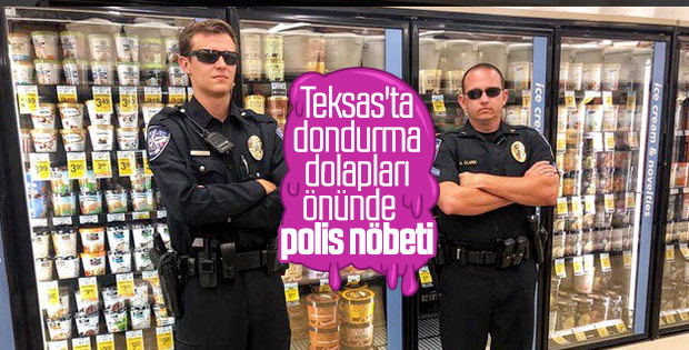 ABD polisinin dondurma görevi