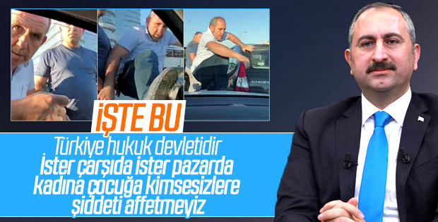 Bakan Gül'den hamile kadının aracına saldırı açıklaması
