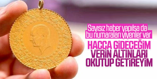 Hacca gideceğim diyen altın dolandırıcısı cezaevinde