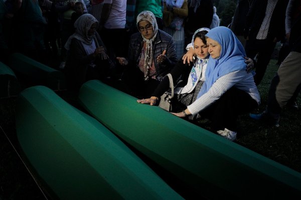 Srebrenitsa Katliamı'nın 24. yılı
