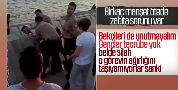 İzmir'de bekçilerin gözaltı işlemi tepki çekti