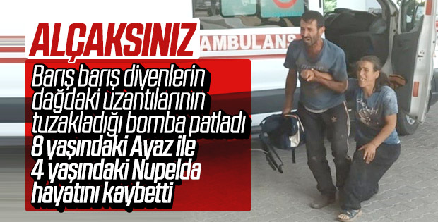 PKK'nın bombası 2 çocuğu öldürdü