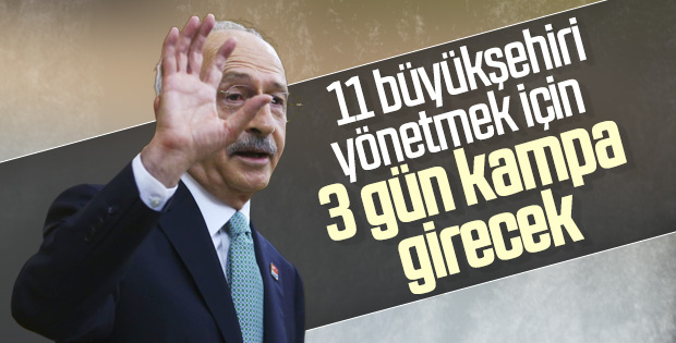 Kemal Kılıçdaroğlu partilileri kampa alıyor