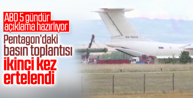ABD'nin, Türkiye ve S-400 açıklaması yine ertelendi