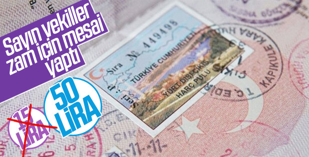 Yurt dışı çıkış harcı yükseldi