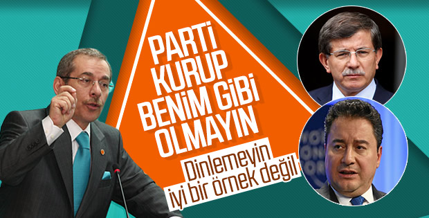 Abdüllatif Şener'den Davutoğlu ile Babacan'a öneriler