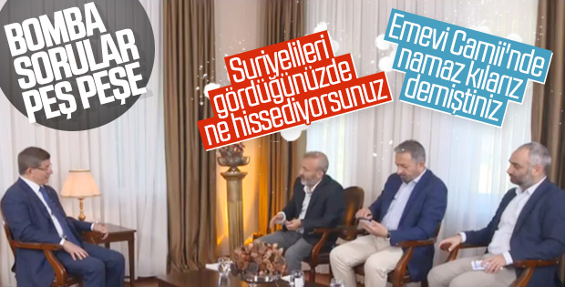 Davutoğlu, Suriye politikası suçlamalarına cevap verdi