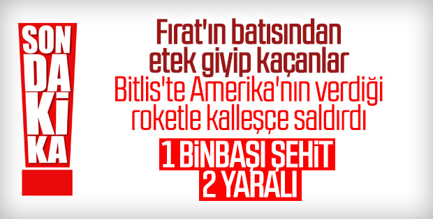 Bitlis'te roketli saldırı: 1 binbaşı şehit oldu