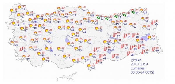 Batı ve güney kesimlerde sıcaklık artıyor