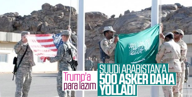 ABD, Suudi Arabistan'a 500 asker gönderecek