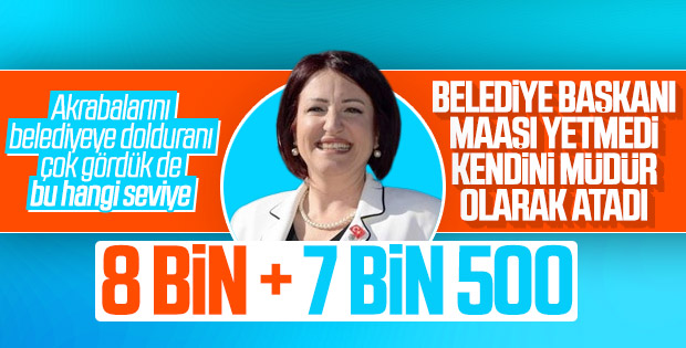 Belediye başkanı kendini müdür olarak atadı