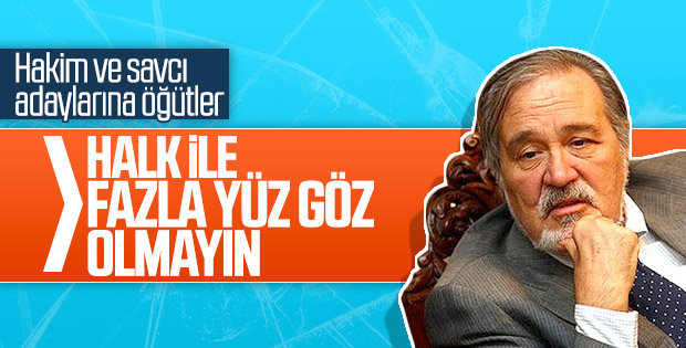 İlber Ortaylı'dan hakim ve savcı adaylarına tavsiyeler