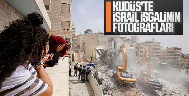 İsrail güçleri Doğu Kudüs'te yıkıma başladı