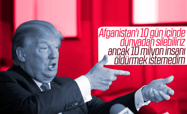 Trump yine tehdit dolu ifadeler kullandı