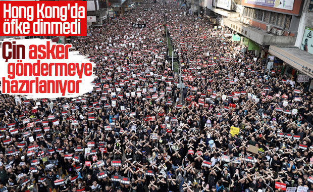 Çin'den Hong Kong'a askeri müdahale hazırlığı