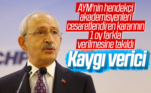 Kılıçdaroğlu bildiri yayınlayan akademisyenlere destek verdi