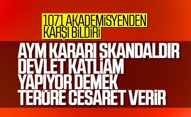 AYM kararına karşı '1071' bildirisi