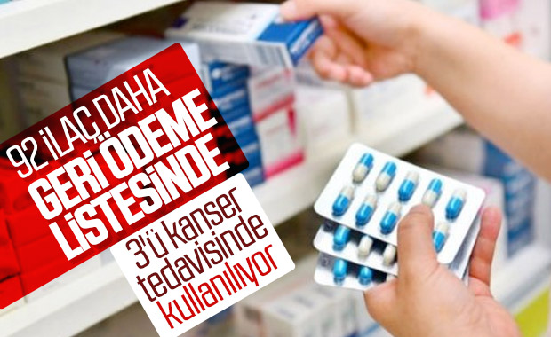 92 ilaç geri ödeme listesine alındı