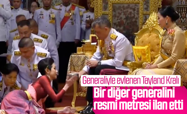 Tayland Kralı bu kez de bir generalini metresi yaptı