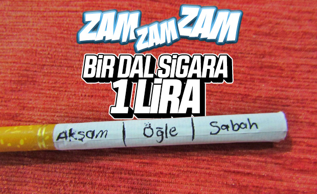 Sigaraya 3 lira zam sürüyor: Bakkallar rafları boşalttı