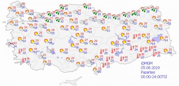 İstanbul için yüksek nem uyarısı