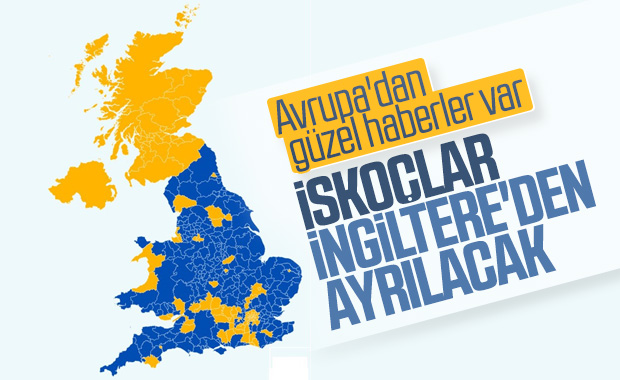 İskoçya, İngiltere'den ayrılmak istiyor
