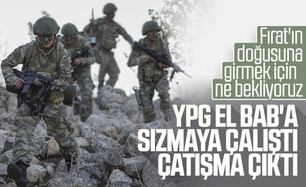 YPG'li teröristler El Bab'a sızmaya çalıştı