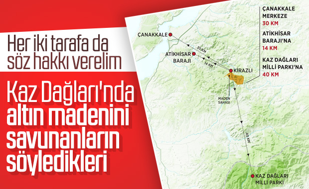Enerji Bakanlığı, Kaz Dağları iddiasını yalanladı