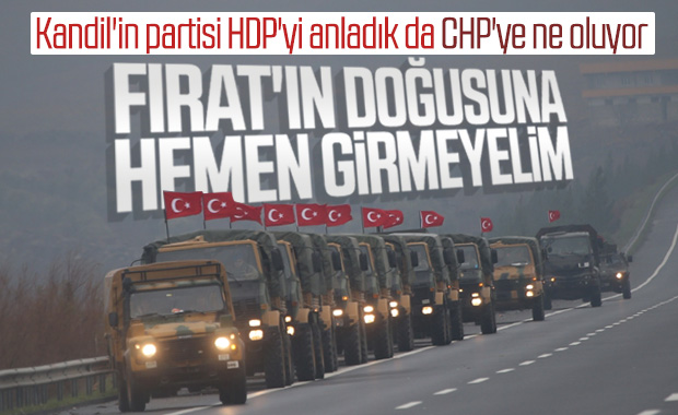CHP, Fırat'ın doğusunda operasyona karşı çıktı