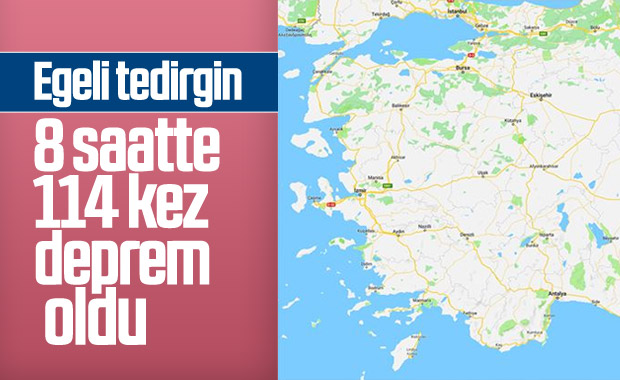 Ege'de çok sayıda artçı sarsıntı yaşanıyor