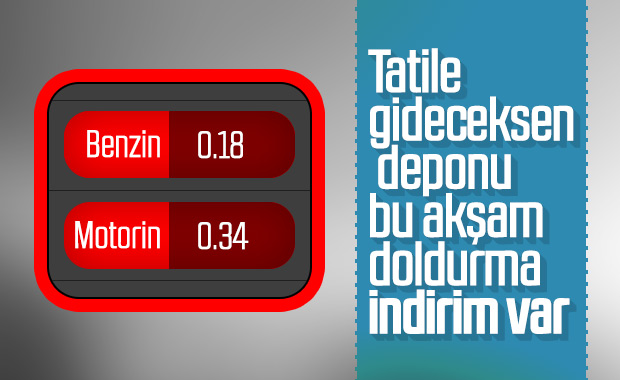 Bayram öncesi akaryakıtta çifte indirim