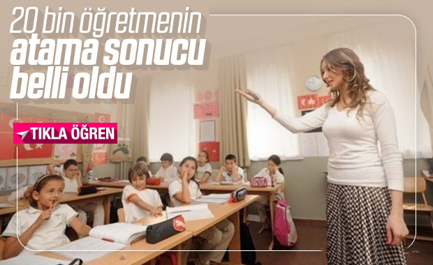 20 bin sözleşmeli öğretmen ataması yapıldı
