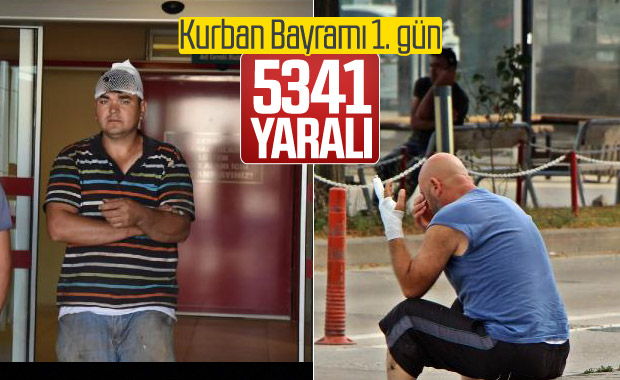 Kurban Bayramı'nda ilk günü kasap kazaları: 5341 yaralı