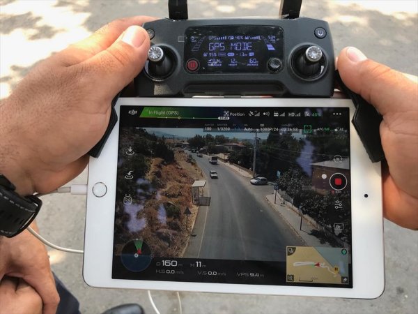 Yurt genelinde drone destekli trafik denetimi