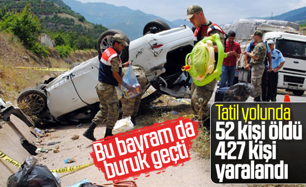 Kurban Bayram'ı tatili yolunda kaza bilançosu