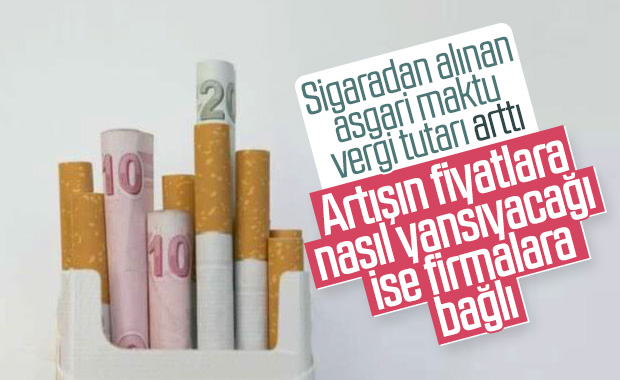 Asgari maktu vergi tutarı sigarada arttı