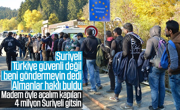 Alman mahkeme Suriyeli sığınmacının Türkiye savunmasını