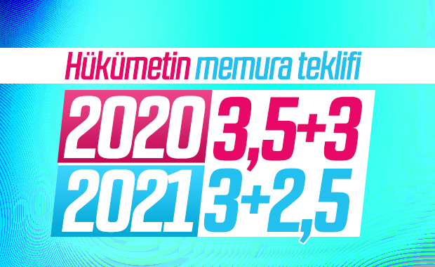 Hükümet memurlar için zam teklifini açıkladı