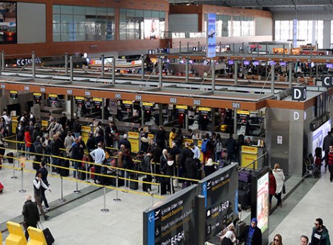 İstanbul havalimanları, 7 ayda 60 milyon yolcuya yaklaştı