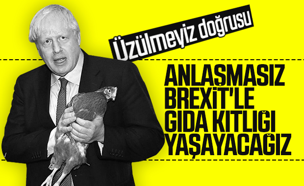 İngiltere'yi anlaşmasız Brexit sonrası kıtlık bekliyor