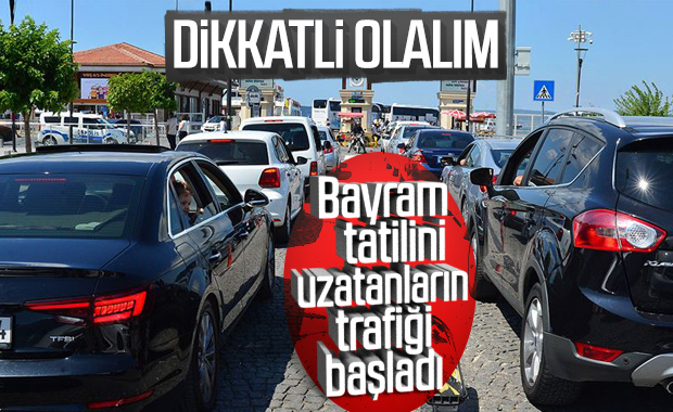 Kurban Bayramı tatilini uzatanlar dönüşe geçti