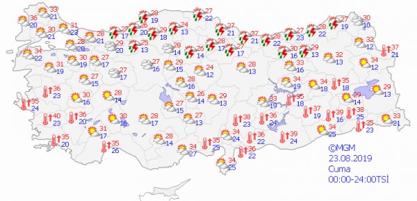 Meteorolojiden sağanak uyarısı